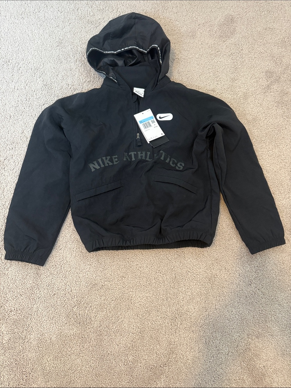 Nike Black Kids Hooded Puffer Jacket